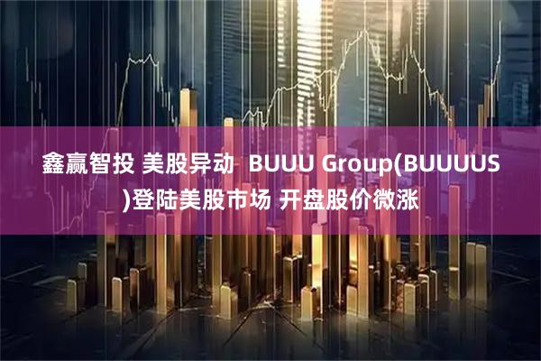 鑫赢智投 美股异动  BUUU Group(BUUUUS)登陆美股市场 开盘股价微涨